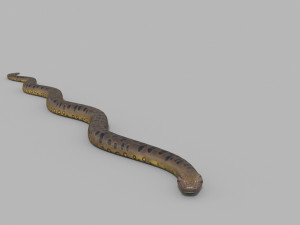 Monstre Anacond 8K - 3d animated model Modelo 3D