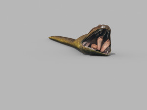 Monstre Anacond 8K - 3d animated model Modelo 3D