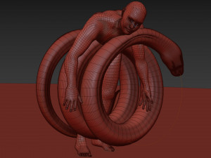 Monstre Anacond 8K - 3d animated model Modelo 3D