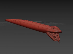 Monstre Anacond 8K - 3d animated model Modelo 3D
