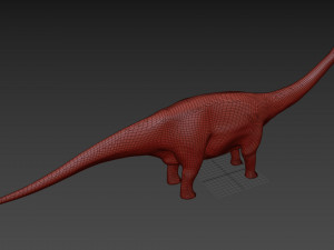 Apatosaur Forever - 8K 3D Model