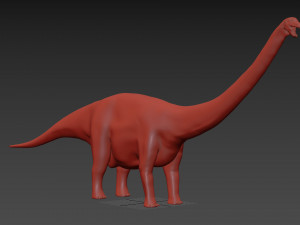 Apatosaur Forever - 8K 3D Model