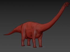 Apatosaur Forever - 8K 3D Model