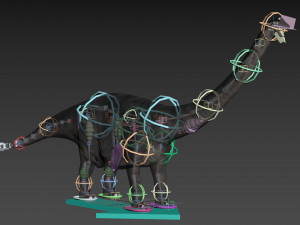 Apatosaur Forever - 8K 3D Model