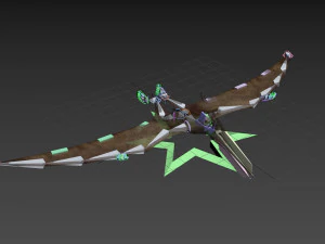 Pterosaur Forever 8K - 3d animated model 3D Model