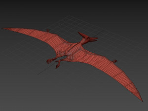 Pterosaur Forever 8K - 3d animated model 3D मॉडल
