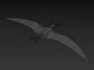 Pterosaur Forever 8K - 3d animated model 3D Model