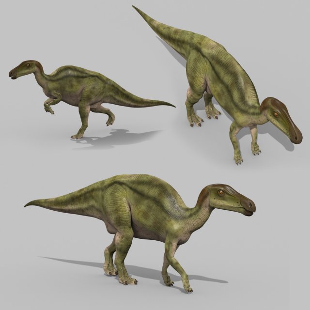 Edmontosaur Lives 8K - 3d animated model 3D Model .c4d .max .obj .3ds .fbx .stl .blend 