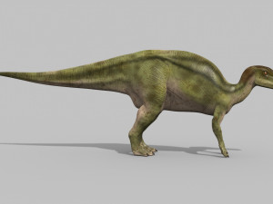 Edmontosaur Lives 8K - 3d animated model 3D Model