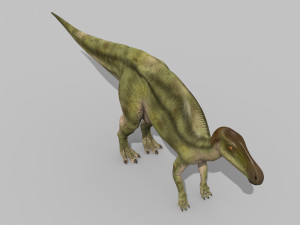 Edmontosaur Lives 8K - 3d animated model 3D Model