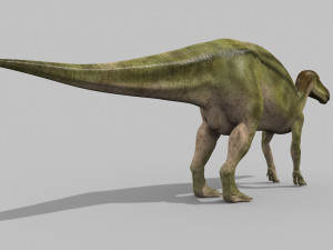 Edmontosaur Lives 8K - 3d animated model 3D Model