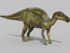Edmontosaur Lives 8K - 3d animated model 3D Model