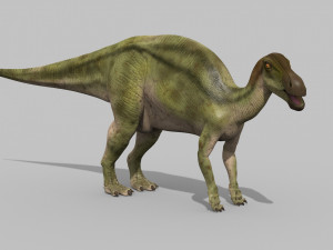 Edmontosaur Lives 8K - 3d animated model 3D Model