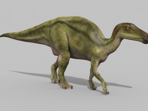 Edmontosaur Lives 8K - 3d animated model 3D Model