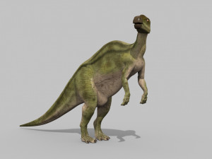 Edmontosaur Lives 8K - 3d animated model 3D Model