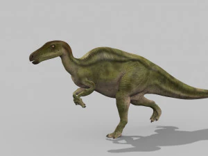 Edmontosaur Lives 8K - 3d animated model 3D Model