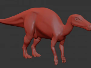 Edmontosaur Lives 8K - 3d animated model 3D Model