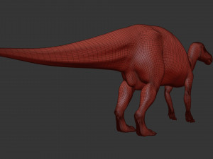 Edmontosaur Lives 8K - 3d animated model 3D Model