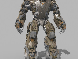 Megatron Ressurection - 3d animated transformer model Modelo 3D