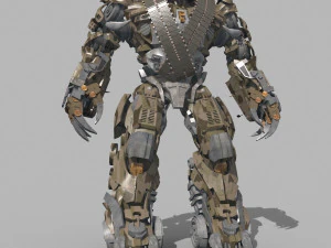 Megatron Ressurection - 3d animated transformer model 3D Model