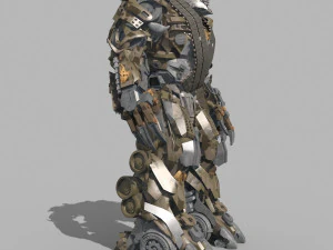 Megatron Ressurection - 3d animated transformer model 3D Model