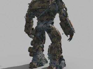 Megatron Ressurection - 3d animated transformer model 3D Model