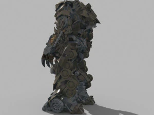 Megatron Ressurection - 3d animated transformer model 3D Model