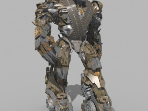 Megatron Ressurection - 3d animated transformer model Modelo 3D