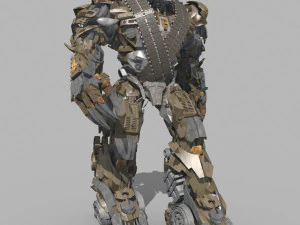 Megatron Ressurection - 3d animated transformer model 3D Model