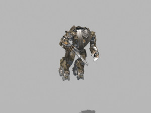 Megatron Ressurection - 3d animated transformer model Modelo 3D