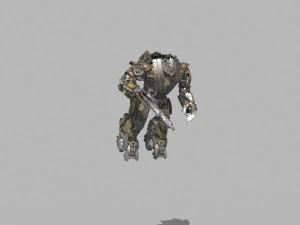 Megatron Ressurection - 3d animated transformer model 3D Model