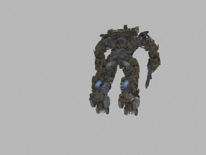 Megatron Ressurection - 3d animated transformer model 3D Model