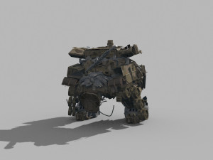 Megatron Ressurection - 3d animated transformer model Modelo 3D