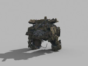 Megatron Ressurection - 3d animated transformer model 3D Model