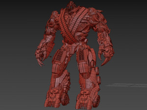 Megatron Ressurection - 3d animated transformer model Modelo 3D