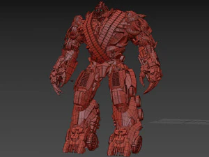 Megatron Ressurection - 3d animated transformer model 3D Model