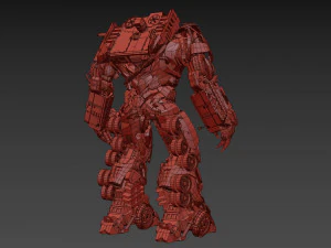 Megatron Ressurection - 3d animated transformer model 3D Model