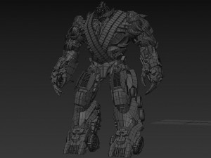 Megatron Ressurection - 3d animated transformer model Modelo 3D