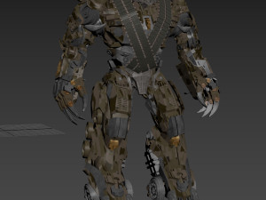 Megatron Ressurection - 3d animated transformer model Modelo 3D