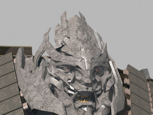 Megatron Ressurection - 3d animated transformer model Modelo 3D