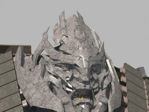 Megatron Ressurection - 3d animated transformer model 3D Model