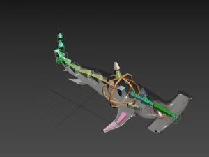 Hammerhead Shark 8K- 3d animated 3D Model