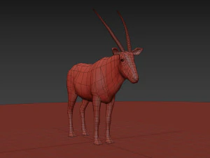 PRO Oryx 3D Model