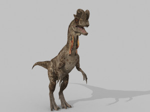 Dilophosaur Forever - 8K 3D Model