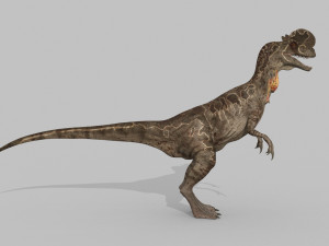 Dilophosaur Forever - 8K 3D Model