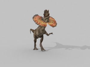 Dilophosaur Forever - 8K 3D Model