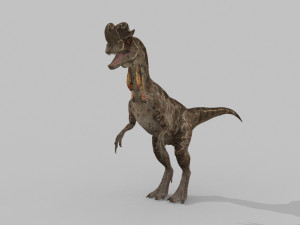Dilophosaur Forever - 8K 3D Model