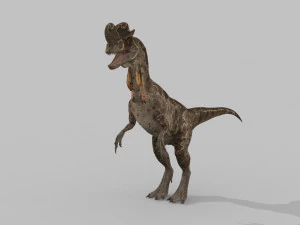 Dilophosaur Forever - 8K 3D Model