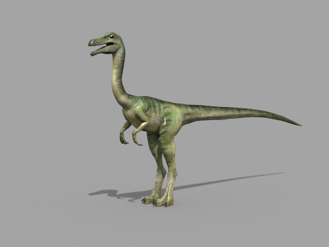 Real Animated Compsognathus - 8K Modelo 3D