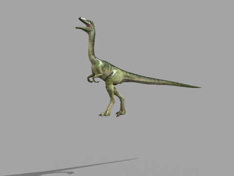 Real Animated Compsognathus - 8K Modelo 3D